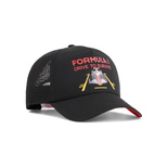 Czapka z daszkiem męska DTS Trucker czarna Formula 1 2025