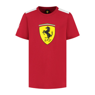 Koszulka T-shirt męska Shield czerwona Ferrari F1 2025