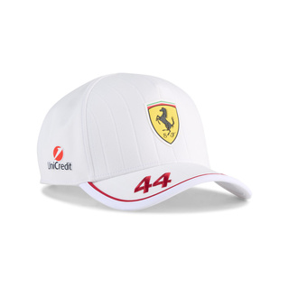 Czapka baseballowa męska biała Hamilton Team Ferrari F1 2025