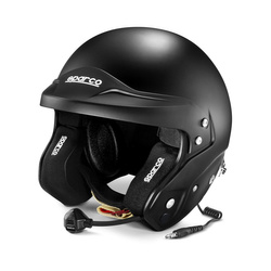 Kask otwarty z interkomem Sparco AIR PRO RJ-5i MY20 Czarny (homologacja FIA)