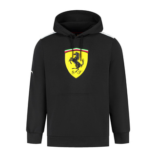 Bluza męska Hoodie Shield czarna Ferrari F1 2025