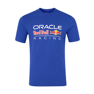 Koszulka T-shirt męska Logo Regular niebieska Red Bull Racing 2026