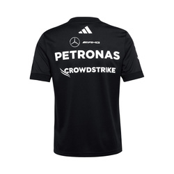 Koszulka t-shirt dziecięca czarna Team Mercedes AMG F1 2025