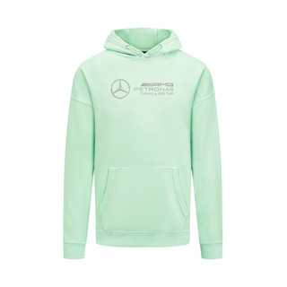 Bluza męska Retro Hoodie Mint Mercedes AMG F1