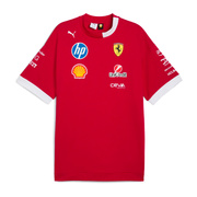 Koszulka T-shirt męska Drivers Oversized Team czerwona Scuderia Ferrari F1 2025