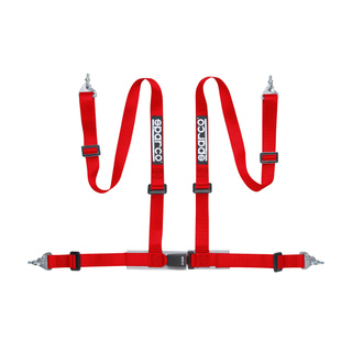 Pasy bezpieczeństwa Sparco 4 - punktowe CLUB H-4M czerwone Pasy bezpieczeństwa Sparco 4 - punktowe CLUB H-4M czerwone