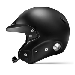 Kask otwarty z interkomem Sparco AIR PRO RJ-5i MY20 Czarny (homologacja FIA)