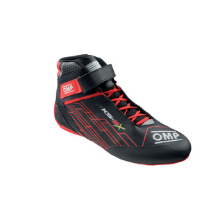 Buty dziecięce OMP KS-2X czarno-czerwone (FIA)