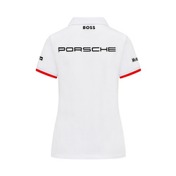 Koszulka Polo damska Team biała Porsche Motorsport 2024