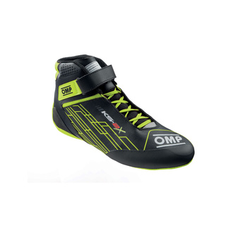 Buty kartingowe dziecięce OMP KS-2X czarno-żółte (FIA)