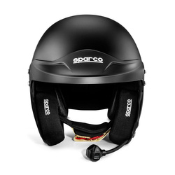 Kask otwarty z interkomem Sparco AIR PRO RJ-5i MY20 Czarny (homologacja FIA)