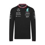 Koszulka męska Longsleeve Driver czarna Team Mercedes AMG F1 2024