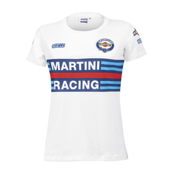 Koszulka t-shirt damska Sparco Martini Racing biała