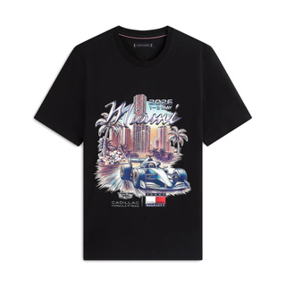 Koszulka męska t-shirt czarna Miami Graphic Cadillac F1 2026