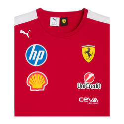 Koszulka T-shirt damska Team Scuderia Ferrari F1 2025