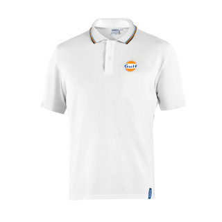 Koszulka polo męska Sparco GULF white