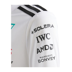 Koszulka t-shirt dziecięca biała Team Mercedes AMG F1 2025