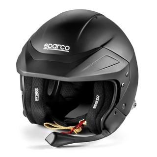 Kask otwarty Sparco Flux RJ-i czarny (FIA) Kask otwarty Sparco Flux RJ-i czarny (FIA)