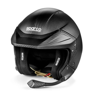 Kask otwarty Sparco Flux RJ-i CARBON czarny (FIA) Kask otwarty Sparco Flux RJ-i CARBON czarny (FIA)