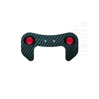 Płytka karbonowa OMP z przyciskami do kierownicy Płytka karbonowa OMP z przyciskami do kierownicy