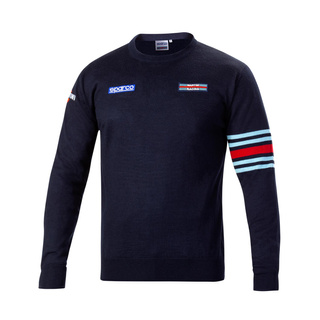 Bluza męska Crew Neck Martini Racing Sparco granatowa Bluza męska Crew Neck Martini Racing Sparco granatowa