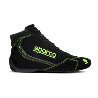 Buty wyścigowe Sparco SLALOM MY22 czarno-zielone (FIA) Buty wyścigowe Sparco SLALOM MY22 czarno-zielone (FIA)