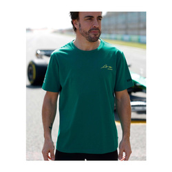 Koszulka t-shirt męska zielona Alonso Kimoa Aston Martin F1 