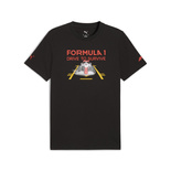 Koszulka T-shirt męska DTS Graphic czarna Formula 1 2025