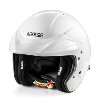 Kask otwarty Sparco Flux RJ biały (FIA) Kask otwarty Sparco Flux RJ biały (FIA)