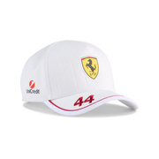 Czapka baseballowa męska biała Hamilton Team Ferrari F1 2025