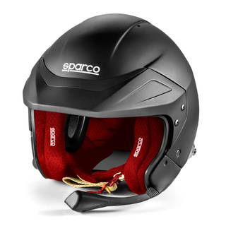 Kask otwarty Sparco Flux RJ-i czarny/czerwony (FIA) Kask otwarty Sparco Flux RJ-i czarny/czerwony (FIA)