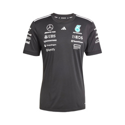 Koszulka męska t-shirt czarna Team Mercedes AMG F1 2025