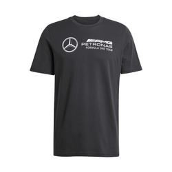 Koszulka męska t-shirt czarna Logo Mercedes AMG F1 2025