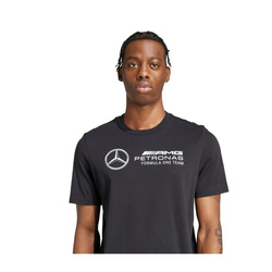 Koszulka męska t-shirt czarna Logo Mercedes AMG F1 2025