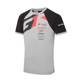 Koszulka T-Shirt męska srebrna Toyota Gazoo Racing Team WRC 2025