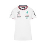 Koszulka t-shirt damska Team biała Mercedes AMG F1 