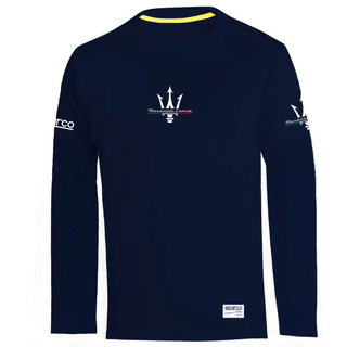 Koszulka Longsleeve Sparco Maserati Corse – granatowa