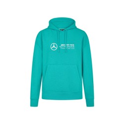 Bluza damska Hoodie Logo Oversized Ultra Teal Mercedes AMG F1 2024