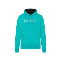 Bluza męska Hoody Logo Ultra Teal Mercedes AMG F1 2024