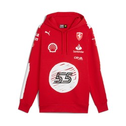 Bluza męska z kapturem Sainz by Joshua Vides Ferrari F1 