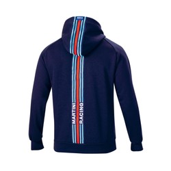 Bluza męska z kapturem Stripe Sparco Martini granatowa