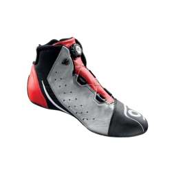 Buty wyścigowe OMP ONE EVO X R czarno-czerwone (FIA)