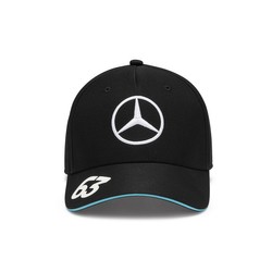 Czapka męska baseballowa Black George Russell Mercedes AMG F1 2024