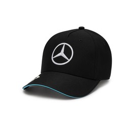 Czapka męska baseballowa Black George Russell Mercedes AMG F1 2024