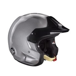 Kask otwarty Stilo Venti TROPHY JET Hans srebrny (FIA-SNELL)