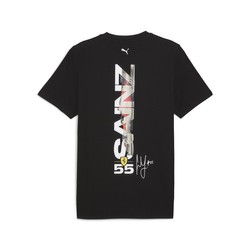 Koszulka T-shirt męska czarna Driver Sainz Ferrari F1 2024