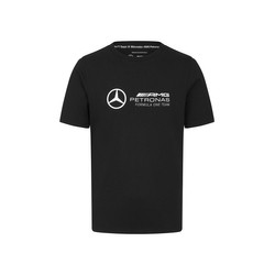 Koszulka męska Large Logo Black Mercedes AMG F1 2024