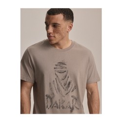 Koszulka t-shirt męska Dakar DKR DESERT 02 grey