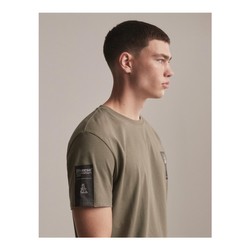 Koszulka t-shirt męska Dakar DKR PATCH khaki