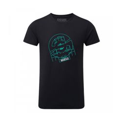 Koszulka t-shirt męska Sparco NEW TRON czarna